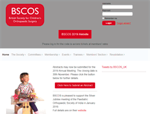 Tablet Screenshot of bscos.org.uk